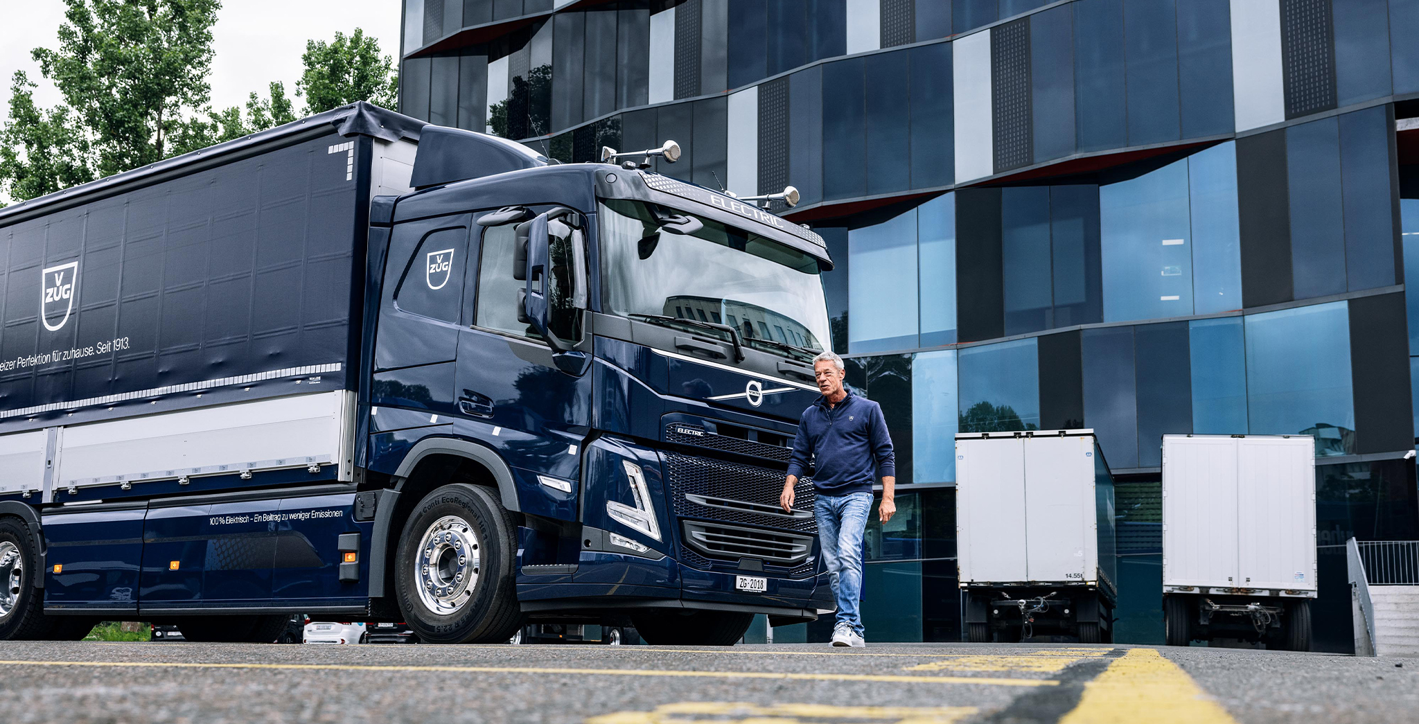 Unser CO2-Fonds half bei der Finanzierung des Elektro-Lkw