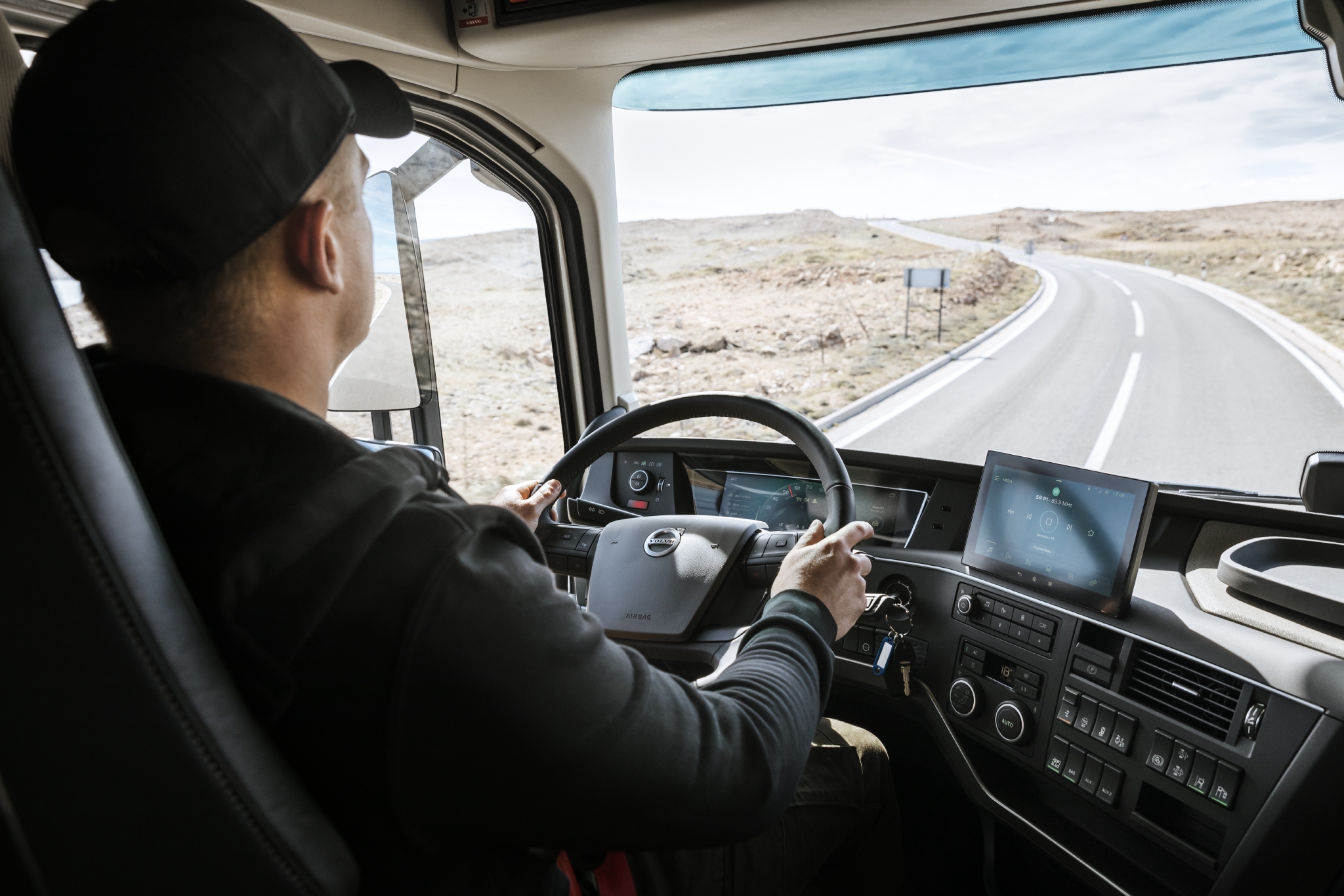 Die neuen Lkw von Volvo machen es den Fahrern leichter